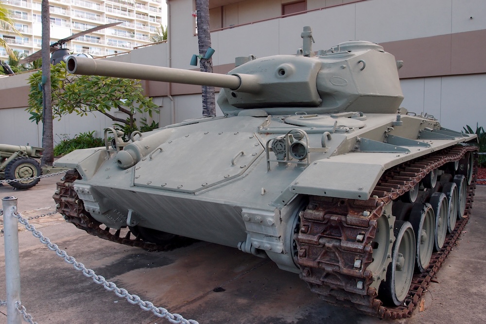 Tank at Army Museum in Hawaii