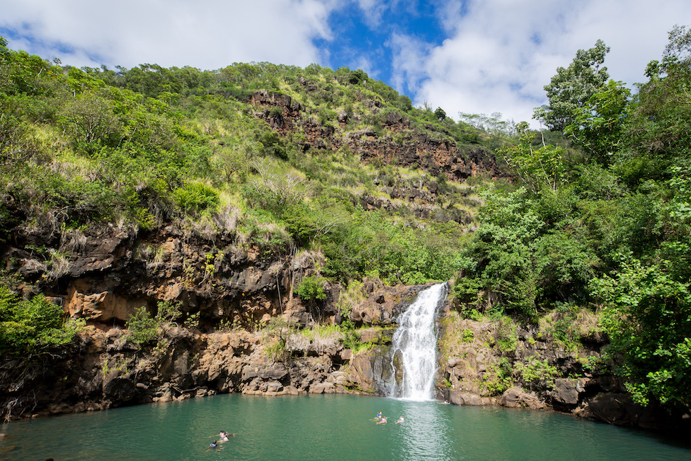 waterfall hikes on O'ahu