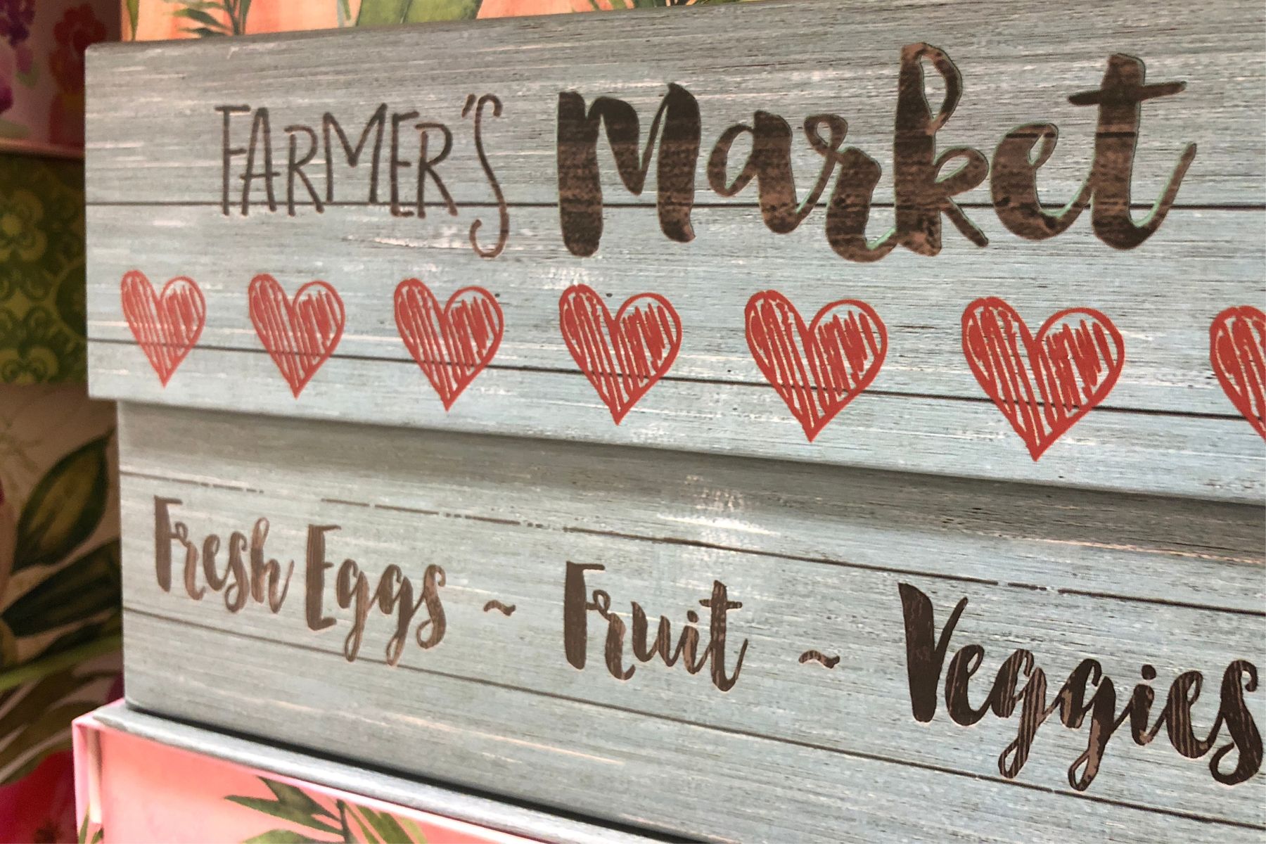 farmers market sign