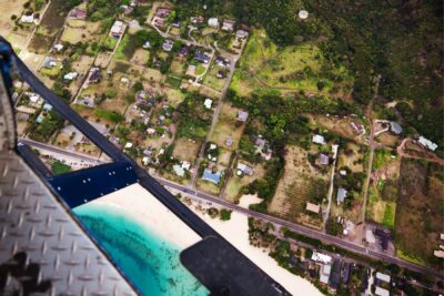 helicopter tour aerial view