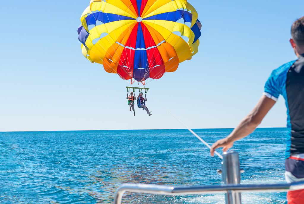 parasailing